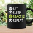 Eatleep ReactJs Repeat Javascriptプログラマー用 コーヒーマグ ギフトのアイデア