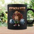 Fitness Gympanse Deadlift Workout Training Gymを行っています コーヒーマグ ギフトのアイデア