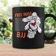 Free Hugs ブラジリアン柔術 Bjj 格闘技 面白い総合格闘技 コーヒーマグ ギフトのアイデア