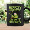 Hippity Hoppity Get Off My Property 面白いカエルミームギフト コーヒーマグ ギフトのアイデア