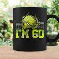 I'm 60 ラケット スポーツ テニス 選手 大人 還暦 コーヒーマグ ギフトのアイデア