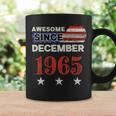Impresionante Banderaintage De Estados Unidos Desde 1965 De Diciembre De 1965 Manga Larga Taza de café Ideas de regalos
