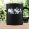 Indiaca First Work Later Handhuttlecock Peteca Indiaca コーヒーマグ ギフトのアイデア