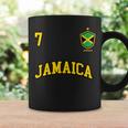 Jamaica チームサッカー ジャマイカ Number 7Occer コーヒーマグ ギフトのアイデア