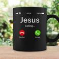 Jesus Is Calling 面白いイエスキリストギフト コーヒーマグ ギフトのアイデア