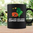 Just A Girl Who Loves Caiman Lizards ファニーカイマントカゲ コーヒーマグ ギフトのアイデア