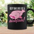 Keepmiling Like A Blobfish デザイン ブログフィッシュファン向け コーヒーマグ ギフトのアイデア