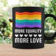 Lgbt More Equality More Lovetシャツ Lgbtq ゲイ レズビアン Lgbt コーヒーマグ ギフトのアイデア