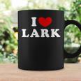 I Love Lark 私は愛する Lark コーヒーマグ ギフトのアイデア