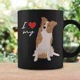 I Love My & Red Merle ボーダーコリー ドッグラバー。 コーヒーマグ ギフトのアイデア