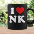 I Love Nk Initials I Heart NK First Last Name N K コーヒーマグ ギフトのアイデア