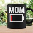 Mom Battery Low Mother Family Mama Mommy Mom コーヒーマグ ギフトのアイデア