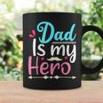 My Dad Is My Hero ギフト 父の日 クール キッズ シャツ メンズ レディース コーヒーマグ ギフトのアイデア