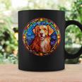 Novacotia Duck Tolling Retriever Toller Dog ステンドグラス コーヒーマグ ギフトのアイデア