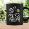 Pickleball Player 猫オーナーピックルボール キティ好きの服 コーヒーマグ ギフトのアイデア