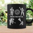 Proud 消防士 消防用品 グラフィック シンボル 消防士 長袖tシャツ コーヒーマグ ギフトのアイデア