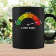 Pure Cortisol 面白いストレスメーターで走る 長袖tシャツ コーヒーマグ ギフトのアイデア