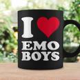 Red Heart I Love Emo Boys コーヒーマグ ギフトのアイデア