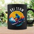 Ski Team スキーチーム スキーヤー スクール スキー旅行 スキーチーム クルー スキー コーヒーマグ ギフトのアイデア
