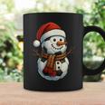 Snowman With Santa Hat Soccer Balls Christmas Women Men Kids Coffee Mug Gifts ideas