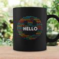 Start With Hello Different World Language Learning Teacher Coffee Mug Gifts ideas