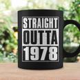 Straight Outta 1978 Womenintage 1978 Birth Of Birthday コーヒーマグ ギフトのアイデア