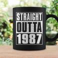 Straight Outta 1987 Womenintage 1987 Birth Of Birthday コーヒーマグ ギフトのアイデア