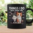 Things I Do In Mypare Time Cat Lover Men コーヒーマグ ギフトのアイデア