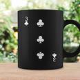 Three 3 Of Clubs トランプ ポーカーカード ブラックジャックカード コーヒーマグ ギフトのアイデア