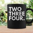Two Three Four 市外局番 234 アクロン オハイオ州 米国 コーヒーマグ ギフトのアイデア