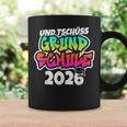 Und Tschüss Grundschule Geschafft Grundschule Abschluss 2026 Tassen Geschenkideen
