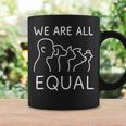 We Are All Equal Anti-Speciesism Animal Equalityegan Activ コーヒーマグ ギフトのアイデア