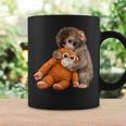 かわいいモンキーパンチ 日本の赤ちゃん猿 コーヒーマグ ギフトのアイデア