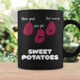 さつまいもを称賛する面白いさつまいもギャング コーヒーマグ ギフトのアイデア