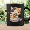 わがまま猫 ピザねこ ラーメン好き かわいい おもしろ マンガ コーヒーマグ ギフトのアイデア