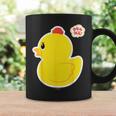 アヒル隊長ビッグプリント（横向き） コーヒーマグ ギフトのアイデア