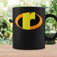 インクレディブル レター R アルファベット スーパーヒーロー キッズ ファミリー コーヒーマグ ギフトのアイデア