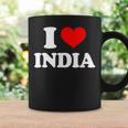 インド I Heart India I Love India コーヒーマグ ギフトのアイデア