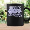 ウッドストック・ヒッピーズ・ウェルカム・スマイリング・フラワーズ 長袖tシャツ コーヒーマグ ギフトのアイデア