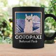 エクアドル山脈コトパクシ国立公園のかわいいラマ コーヒーマグ ギフトのアイデア