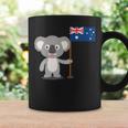 オーストラリアのコアラ オーストラリア国旗 コーヒーマグ ギフトのアイデア