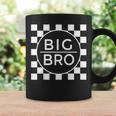 キッズ Big Brother シャツ 男の子 幼児 Big Bro アナウンスメント チェック コーヒーマグ ギフトのアイデア