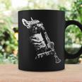 クラリネットを弾く猫 面白い猫ミュージシャン クラリネット教師 コーヒーマグ ギフトのアイデア