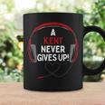 ゲーム用引用句「A Kent Never Gives Up」ヘッドセット パーソナライズ コーヒーマグ ギフトのアイデア