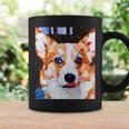 コーギー・ポートレート キュビズム・アート コーヒーマグ ギフトのアイデア