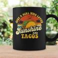 サンシャインとタコスが大好きな女の子-タコス好きメキシコ コーヒーマグ ギフトのアイデア
