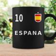 スペイン サッカー フットボール ナンバー10 10ファン コーヒーマグ ギフトのアイデア
