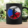 チェコ国旗 野球ヒッター チェコ国旗 コーヒーマグ ギフトのアイデア