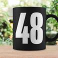 ナンバーフォーティーエイト 48 スポーツチーム制服 誕生日 48 コーヒーマグ ギフトのアイデア