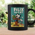 フェリックス・ザ・キャット・ムーン・ドリーマー レトロ1920年代天体アニメーション コーヒーマグ ギフトのアイデア